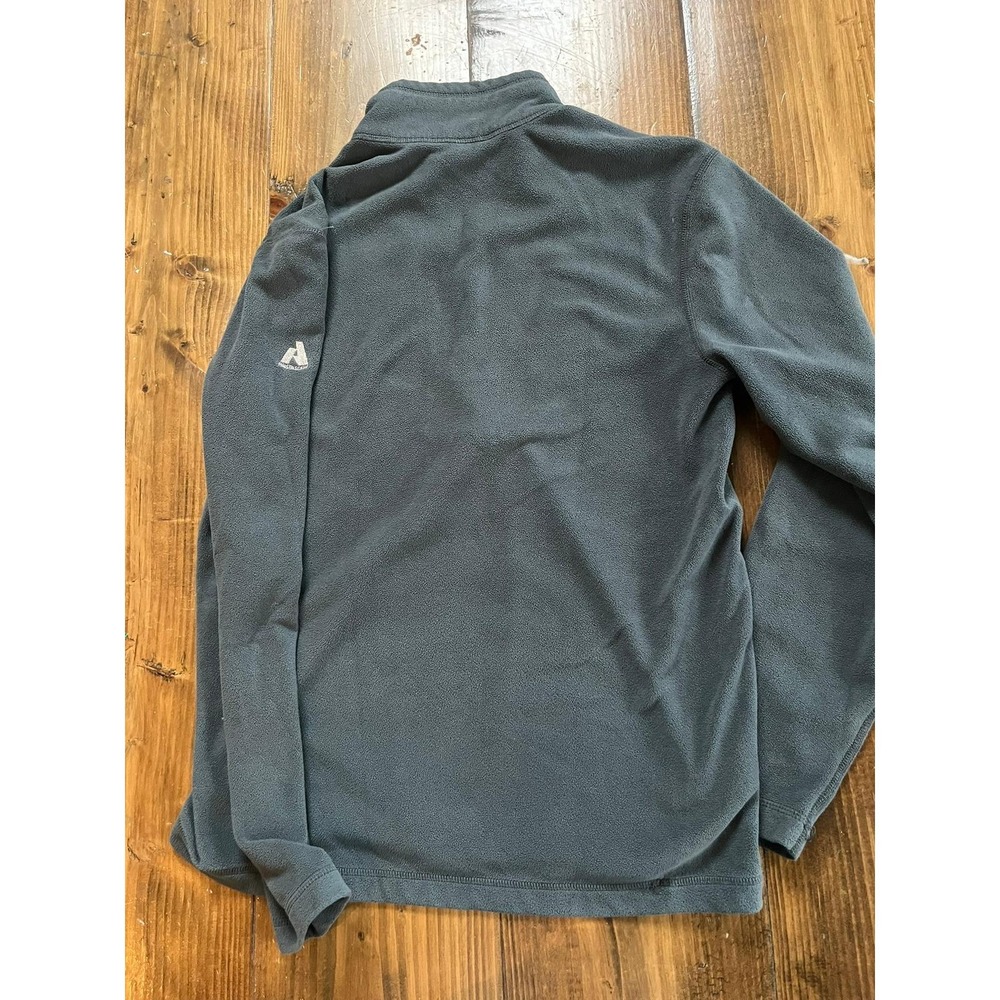 Eddie Bauer Men's Fleece 1/4 Zip‎ Pullover Sweater Size S Gray Orange Accent - Picture 5 of 5
